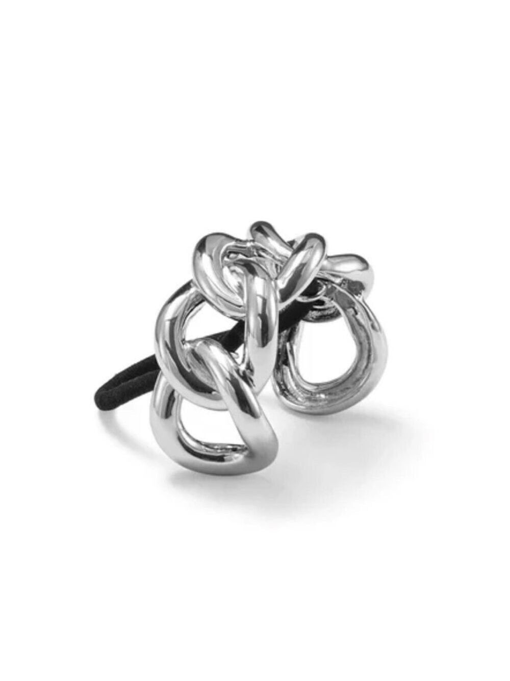 $20 (2 for $30) Metal Chain Ponytail Holder SILVER TRENDING Hair Accessories